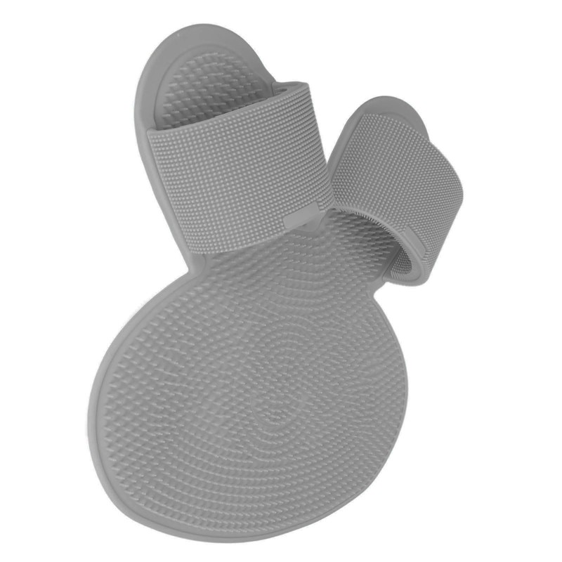 Foot Scrubber Shower Mat with Strong Suction Cups Prevent Slip