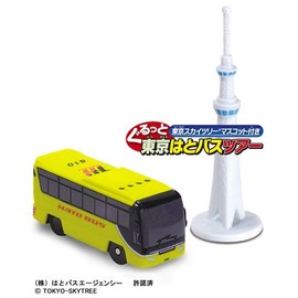 Tokyo is a bus tour Tokyo Sky Tree mascot with all round