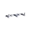 Aothpher Brass Bathroom Towel Hook Rail/Rack with 3 Hangers Wall