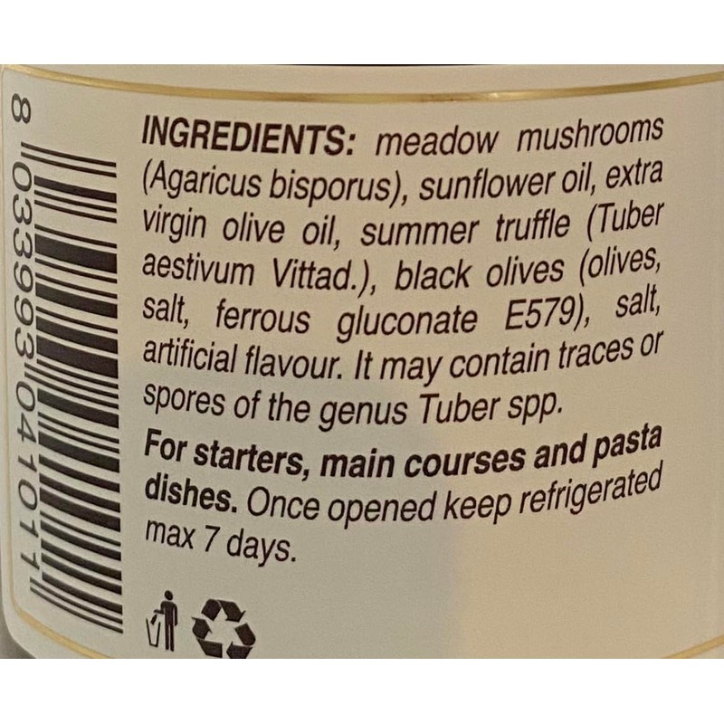 PREMIUM BLACK TRUFFLE SAUCE 17.6oz, Tartufi Premium Black Truffle Sauce