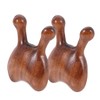 FOMIYES Sets Natural Wooden Facial Massager Nose Scraper Acupoint Tool