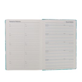 Collins Tara Mid Year Diary Planner A5 Day To Page Academic Year 2024-25 - Teal - Daily Mid Year Journal for Students, Teachers - TA151M.53-2425 - August 2024 to August 2025