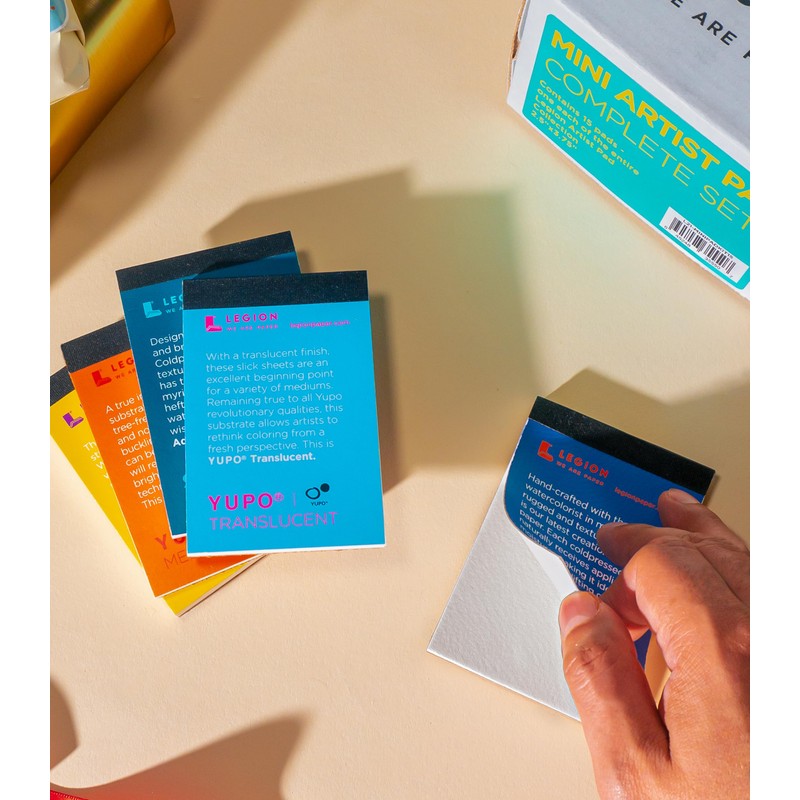 Stonehenge 100% Cotton Medium Weight Mini Pad, Warm White, 2.5