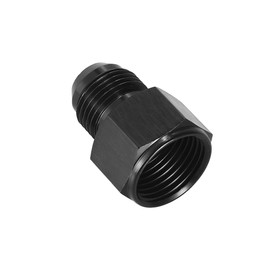 Unifizz 2PCS Car Female AN10 10AN to Male AN8 8AN Flare Hose Reducer Fuel Line Fitting Adapter Fuel Oil Cooler Bulkhead Adapter Aluminum Alloy Black Reducer Fitting Adapter