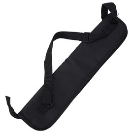 NICENEEDED Drumstick Bag Holder with Crossbody Shoulder Strap, Large Capacity Hangable Drum Sticks Bag Case, Portable Handbag with Handle Black