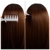 AC063 (10 Hair Combs, 1 Vented Hair Brush) - Natural