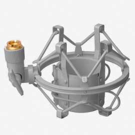 DragonPad USA Spider Universal Microphone Shock Mount Holder And Clip For Studio Condenser Mic - Silver