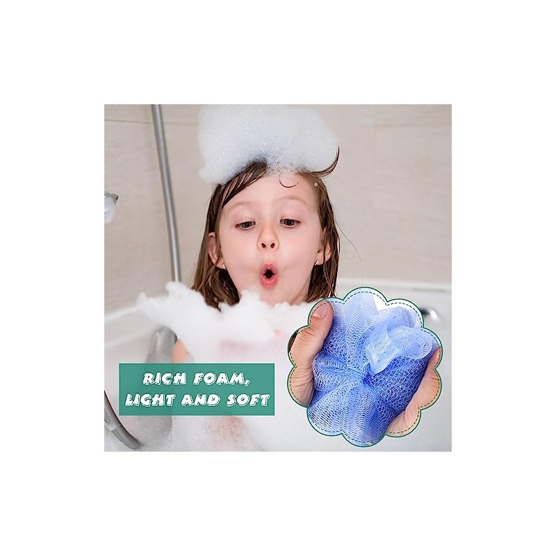 Siifert Piezas Esponja Baño Ducha Loofahs Granel Luffas Exfoliante Cuerpo