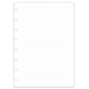 Getvow A5 TUL Discbound Lined Refill Paper, Junior Size 8
