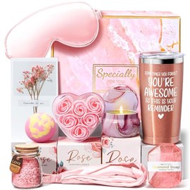 Regalos de Cumpleaños para Mujeres,Regalos del Día de la Madre,Cuidado Personal Canasta de Spa Relajante para Mujer,Regalo de Navidad para Amigas, Mam