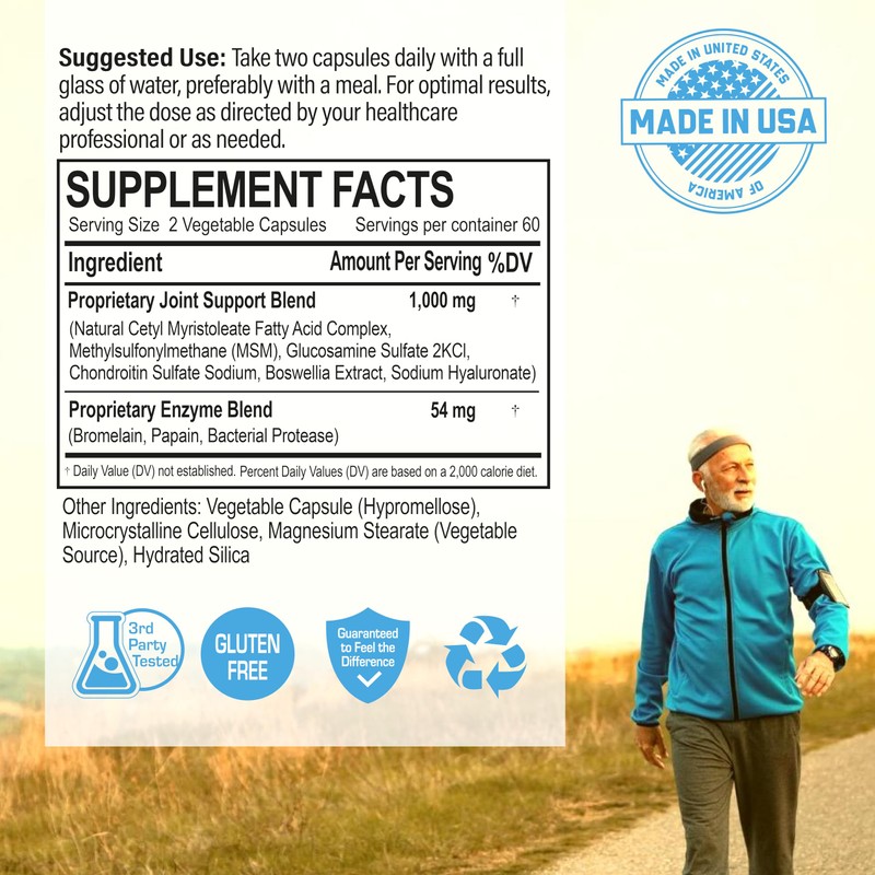 Cetyl Myristoleate Complex, CMO Advanced Joint Mobility & Comfort Formula