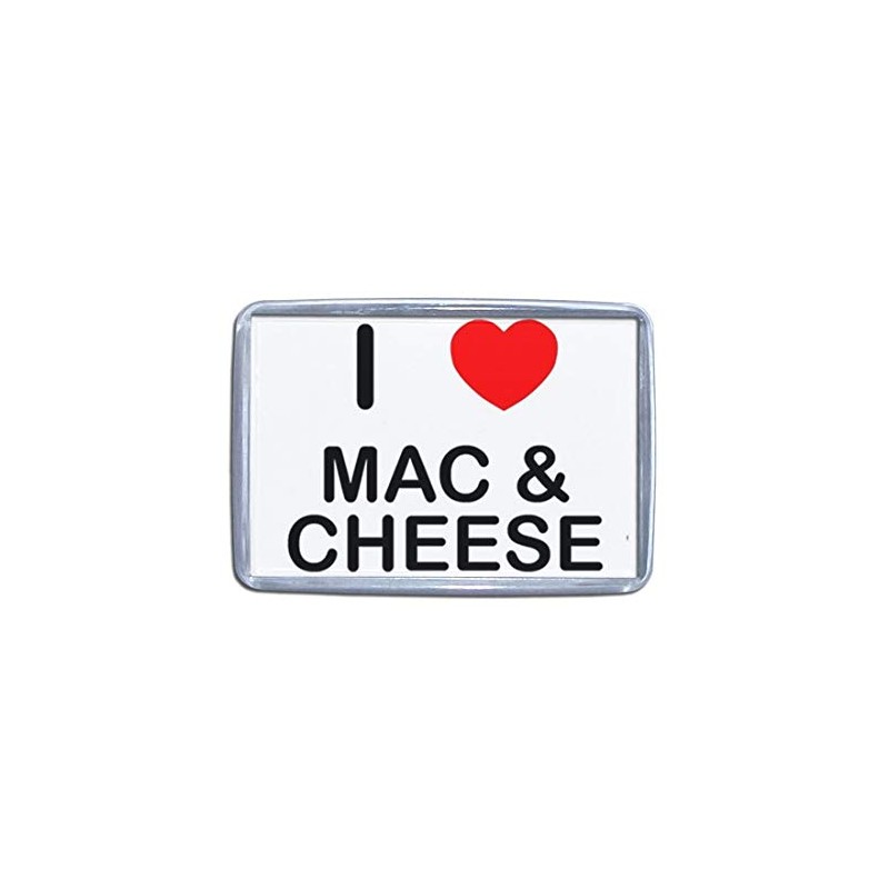 I Love Mac N Cheese - Small Plastic Fridge Magnet