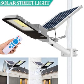PFCTART Weathproof 3000W Commercial LED Solar Street Light Outdoor Dusk to Dawn Lamp
