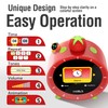 MOMILLA Kids Alarm Clock for Bedrooms, Colorful Display 7-Day Programmable