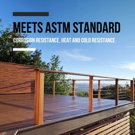 Lichamp 350FT 1/8 Stainless Steel Wire Rope Cable, Aircraft 316 SS Braided Steel Wire Thin Metal Cable Hardware for Deck Railing Handrail Safety System, SSC350