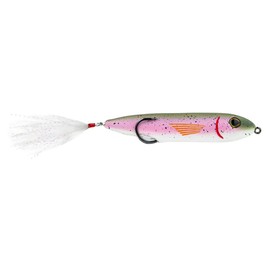 SNAG PROOF Zoo Dog Topwater Lure Super Soft Hollow Body | 3/5 oz, Rainbow Trout