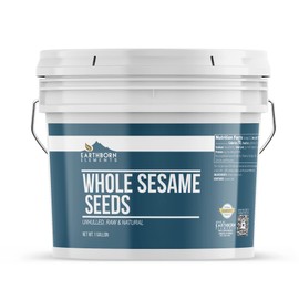 Earthborn Elements Whole Sesame Seeds (1 Gallon Bucket), Raw, Pure & Unhulled