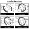 Steering Wheel Cover Neoprene Material Most Cars Men&Women Universal 15