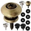Gatuida 6pcs Guitar Strap Locks Durable End Pins for Electric