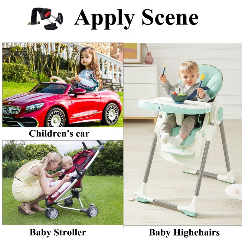 Universal Child Seat Toddler Harness Clip Fixed Lock Buckle 5