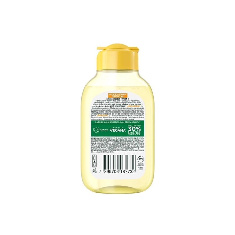Agua micelar Garnier Skin Active Vitamina C piel opaca/con manchas