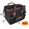 WELKINLAND 30-Pockets Canvas tool bag, 14-Inch Heavy Duty tool bag,