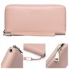 GOIACII Leather Women's Wallets,RFID Blocking Large Capacity Long Ladies Purse,with