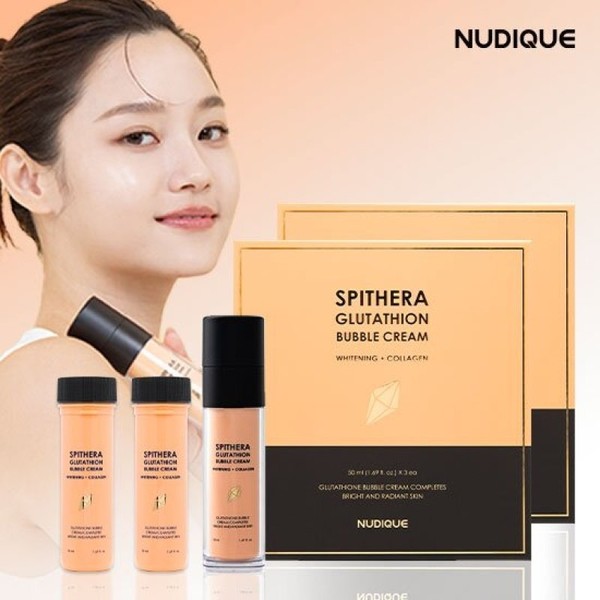 Nudique Dia Spitera Glutathione Bubble Cream (2 packages + 1