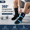 Hilph Full Foot Ice Pack Gel Socks for Hot &