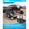 Aupar 5/8" Heavy-Duty Stake Pocket D Rings with Anti-Loss Cord