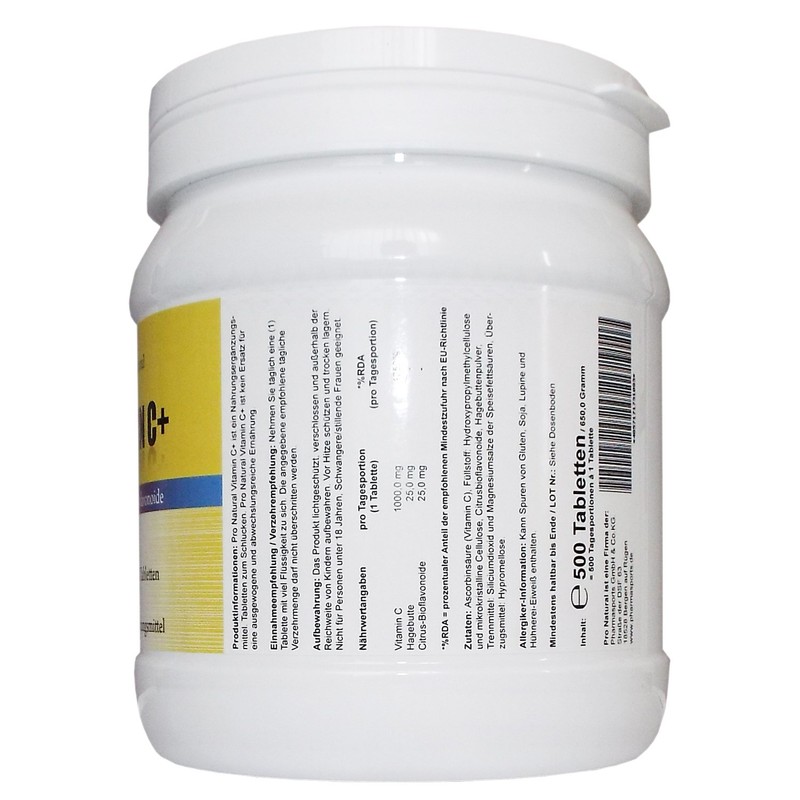 Vitamin C 1000 mg + Bioflavonoids Time Released 500 Tablets