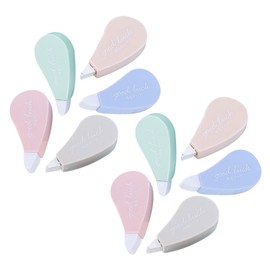 Gatuida 10Pcs Portable Correction Tape Set for School Students Compact Double Headed Design Instant Dry Writing Tape for Photos Material