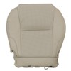 SecosAutoparts Tan Front Driver Side Bottom Perforated Microfiber Leather Replacement
