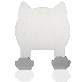 YODOCAMP Cute Holder Shaver Hook Hanger Stand, Funny Razor Holder for Shower Wall, Animal Cartoon Holder Shaver Organizer for Bathroom, Self Adhesive Stainless Steel Shaver Hook TZG19