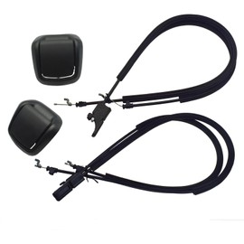 Bohaner Seat Tilt Handle and Cable With Control Cable Left and Right Hand Tilt Handles Right & Left Front Seat Tilt Handles 1441167 1417521 1441166 1417520 for Fiesta Mk5 MK6