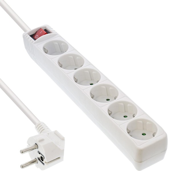 InLine - Verlängerungsschnur - Wechselstrom 230 V - 3.5 kW