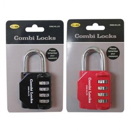 Combi Lock (CL-406) - Random Color 2ea