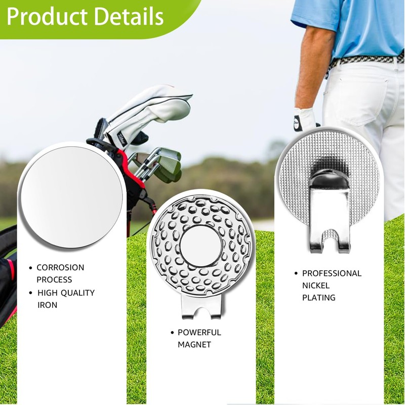 Pishovi Best Pop by Par Funny Golf Ball Markers, Magnetic