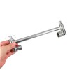 Operitacx Adjustable Shower Head Extender Arm Universal Stainless Steel Shower
