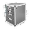 LIECARYAM 5 Office Lateral File Cabinets - Metal Lateral File