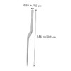 Alipis 2sets Professional Fish Bone Tweezer Tweezers Stainless Steel Clips