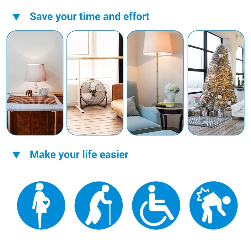 DEWENWILS Wireless Remote Wall Switch and Outlet, No Wiring, On