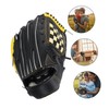 WHAMVOX Men's Black Baseball Glove Softball Gloves Baseball Accessories Protective