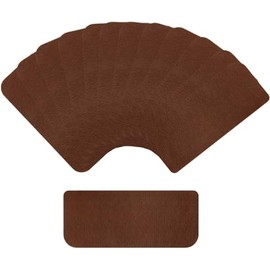 Washable Stair Anti-Slip Mat, Set of 13, Brown, 17.7 x 7.9 inches (45 x 20 cm), Carpet, Prevents Falls, Scratches, Soundproofing, Non-slip