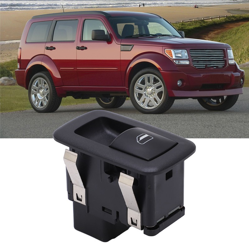 Power Window Switch 04602531AF Black Window Regulator Replacement for JEEP