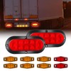 Nilight LED Trailer Light Kit 6 Inch Oval Stop Turn