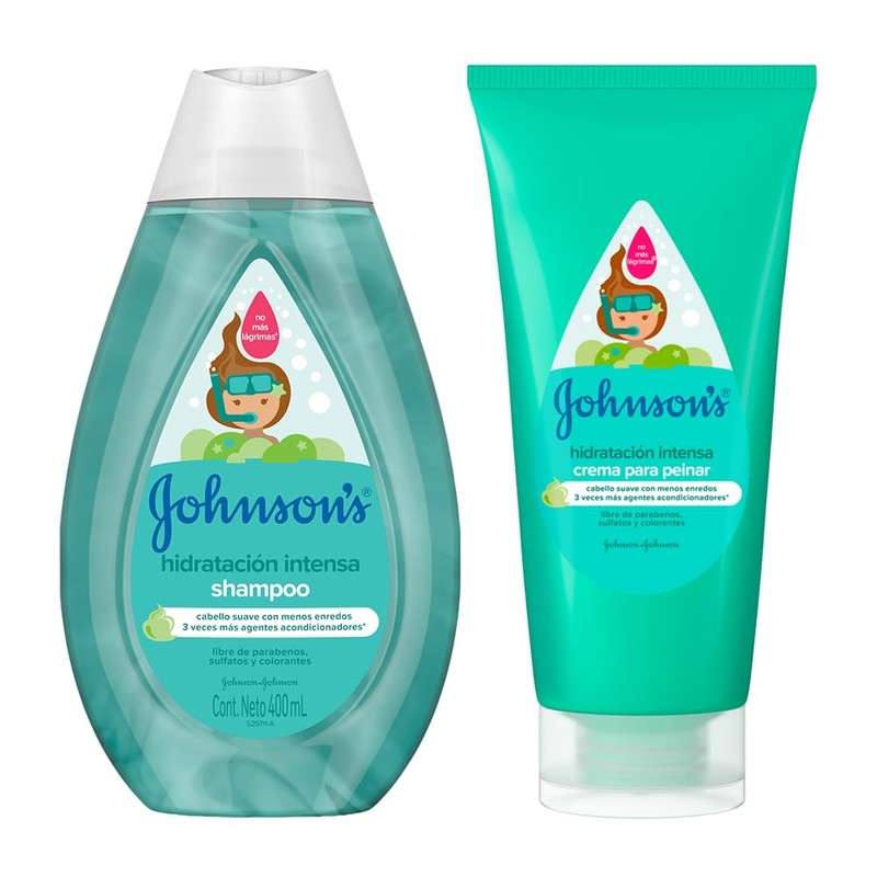 Crema Para Peinar JohnsonS Hidratación Intensa 200Ml Shampoo Hidratación Intensa