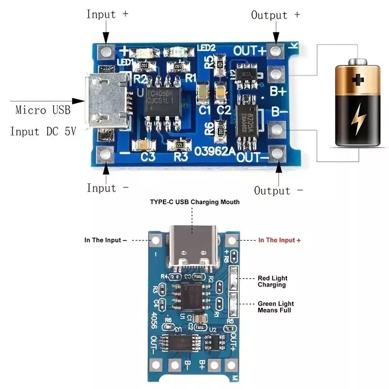 Unbranded Micro USB Charging Module With Protection