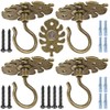 Dolibest Wall Mount Ceiling Hooks,Plant Hooks for Ceiling Metal Plant