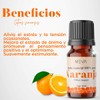 MEVA ACEITE ESENCIAL 100% PURO DIFUSOR MASAJE 10ML (NARANJA)